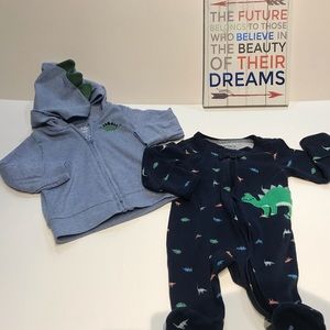 Baby 0-3 months  dinosaur 🦕 set